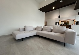 Corner sofa with meridian